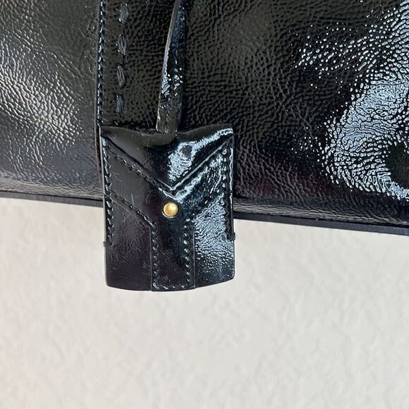 YSL Black Patent Leather Muse Bag - Picture 5 of 8